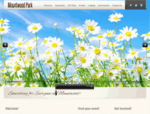 Tablet Screenshot of mountwoodpark.org